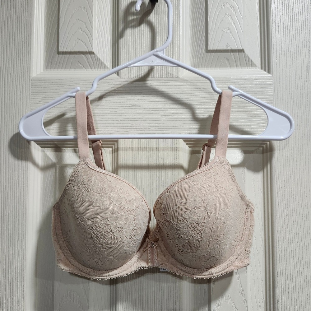 Wacoal Halo Lace Underwire Bra 853201 Beige Nude 32DD